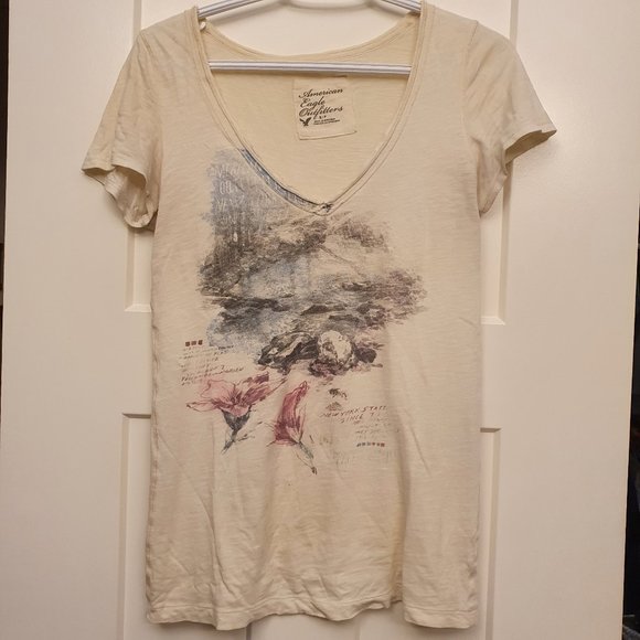 AE Long and Lean Tshirt Small - Picture 2 of 5